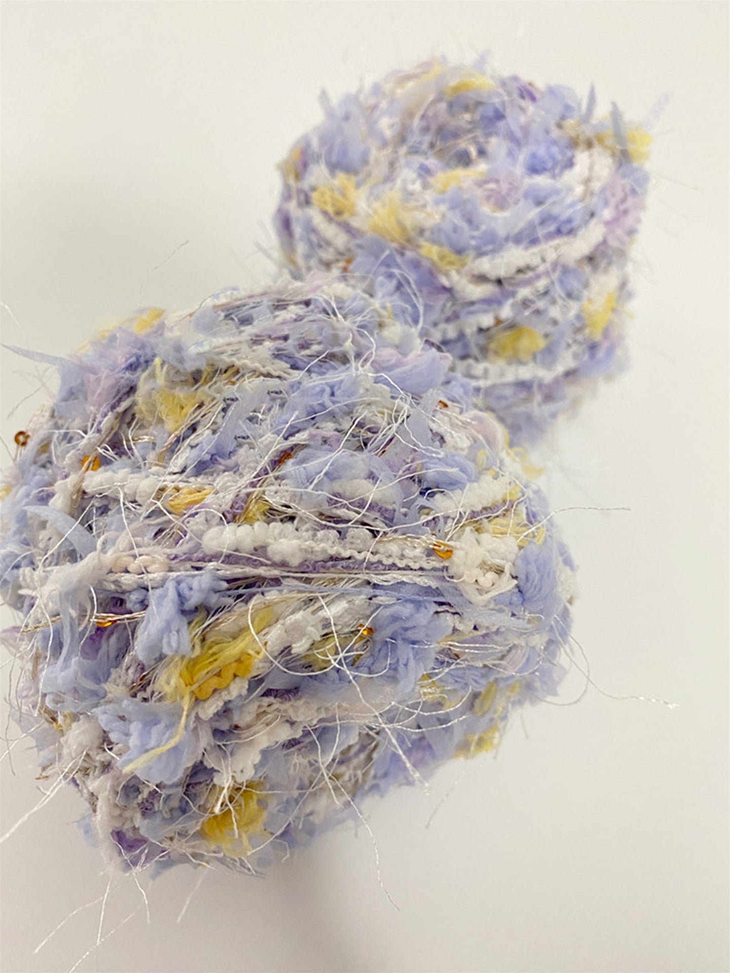 Lilac Breeze lavender purple yarn with soft pastel tones