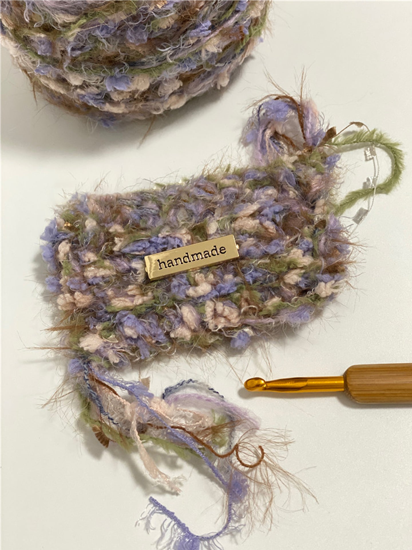 Cottage Garden multicolor fancy yarn for crochet and knitting